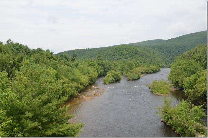 Crossing the Lehigh River...again. Coalport PA.. 